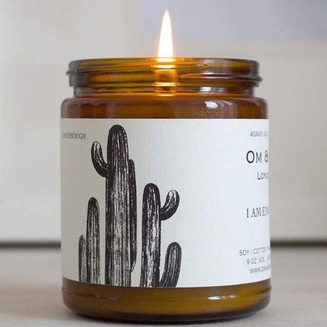 I Am Enough Candle-Om & Ah London