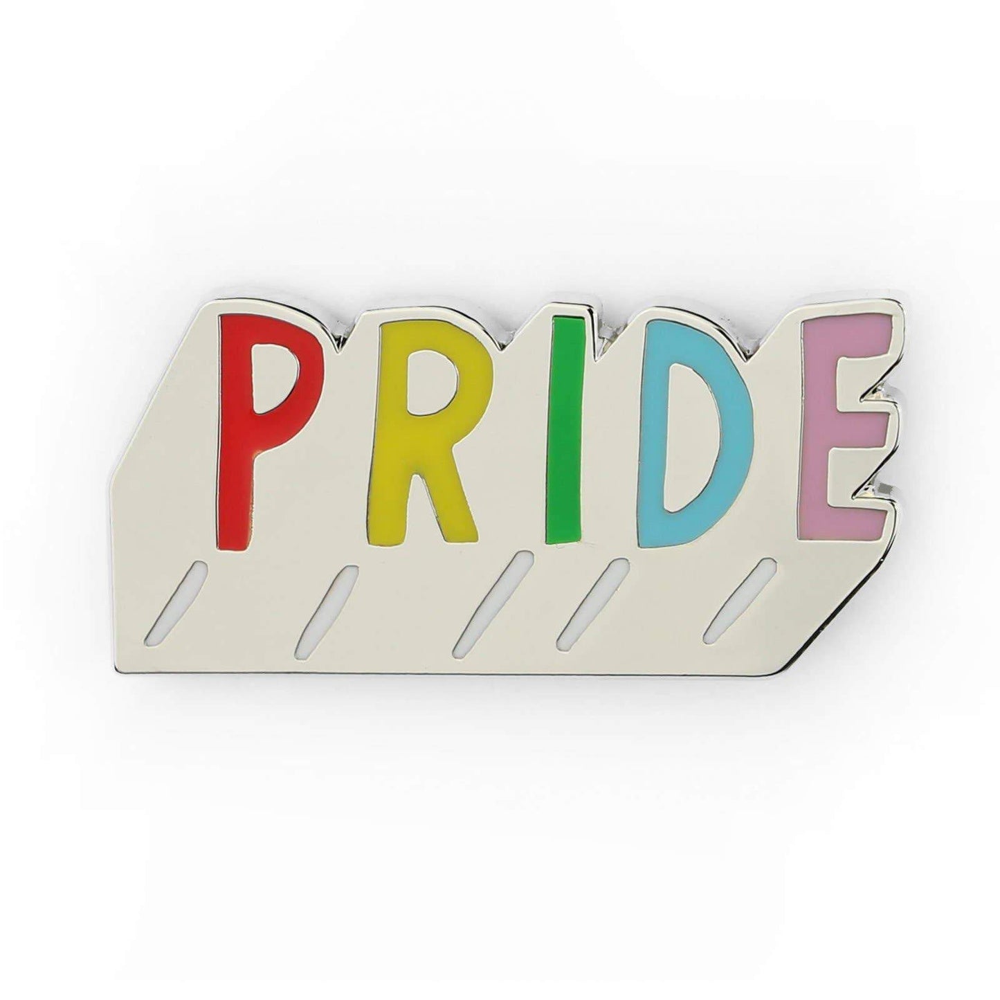 Pride Rainbow Letters Pin-Badge Bomb