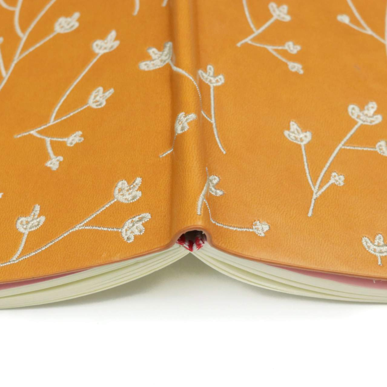 Samantha Embroidered Layflat Journal-Denik