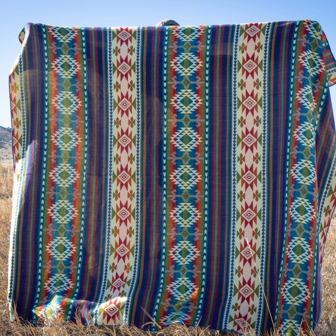 Large Alpaca Wool Blanket - Galapagos-Alpaca Threadz-