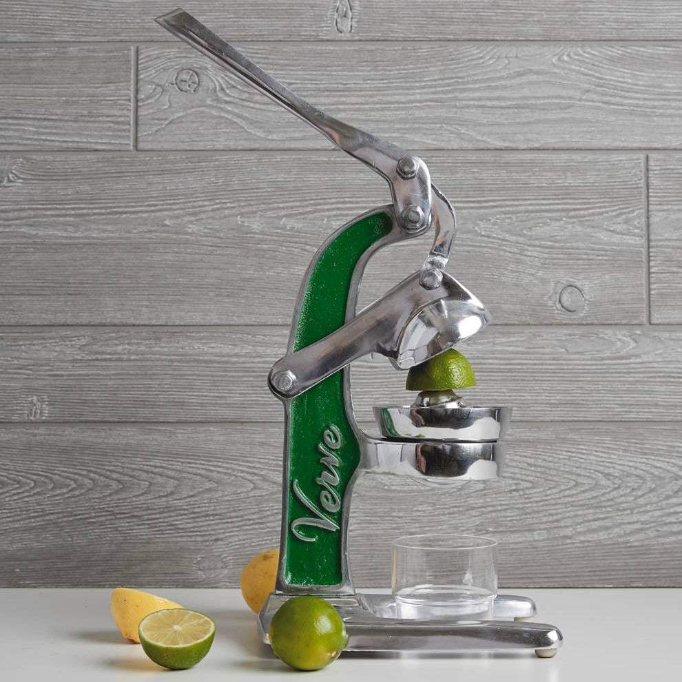 Artisan Citrus Juicer - Green-Verve Culture-cocktail,hand,Juicer,kitchen,press,steel