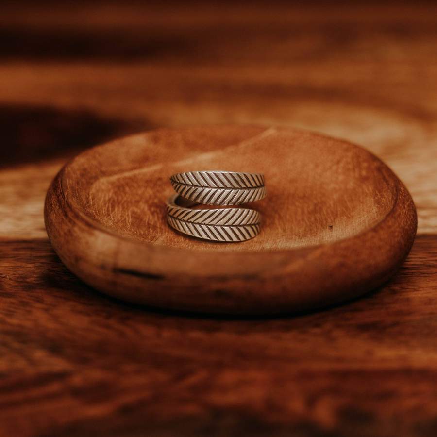 Bird of Paradise Silver Ring-Moonflower