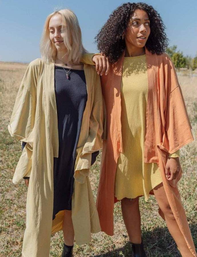 Dawn Robe in Peach-People of Leisure