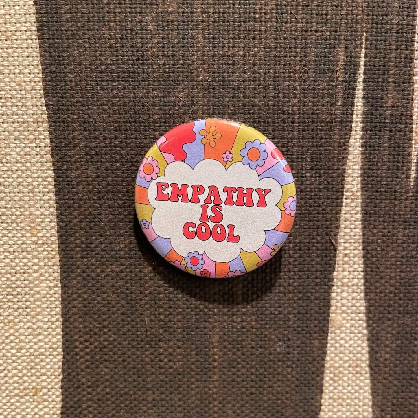 Empathy Is Cool Button-The Peach Fuzz
