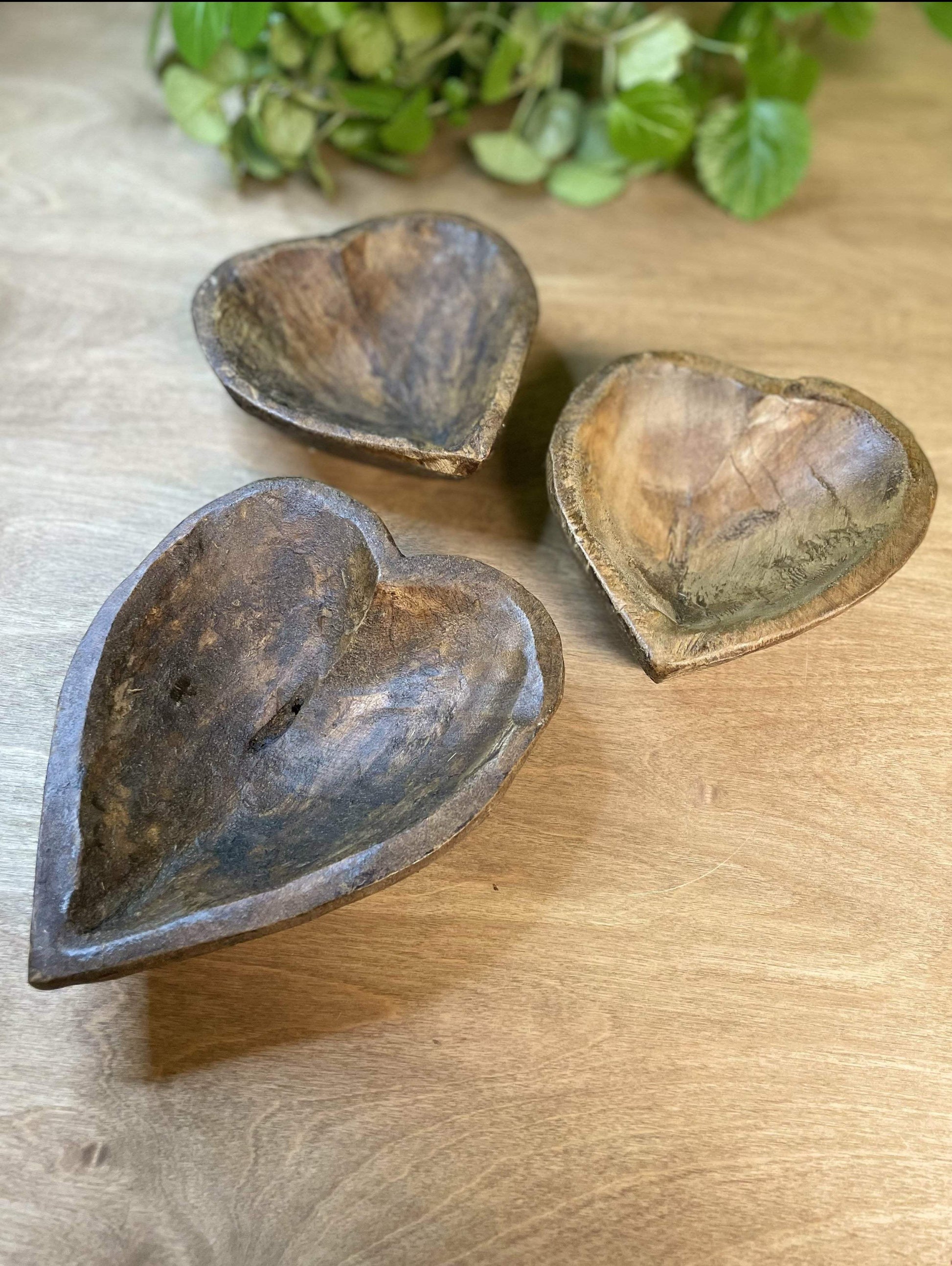 Heart Shaped Wooden Bowl-Stash Style