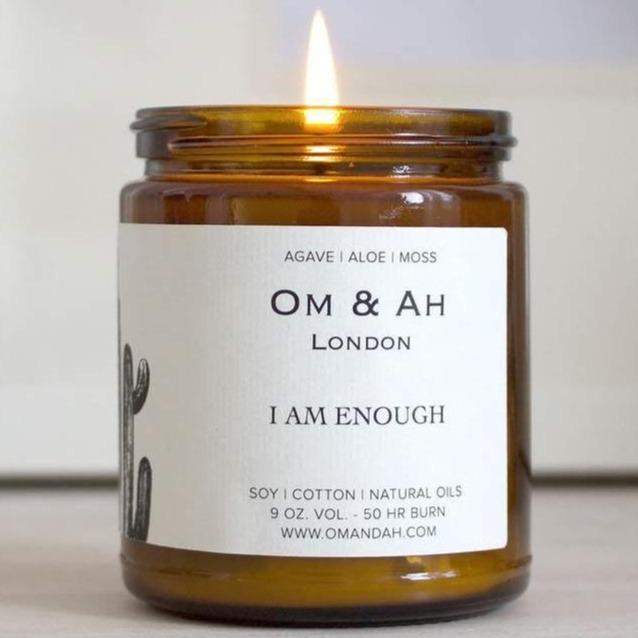 I Am Enough Candle-Om & Ah London
