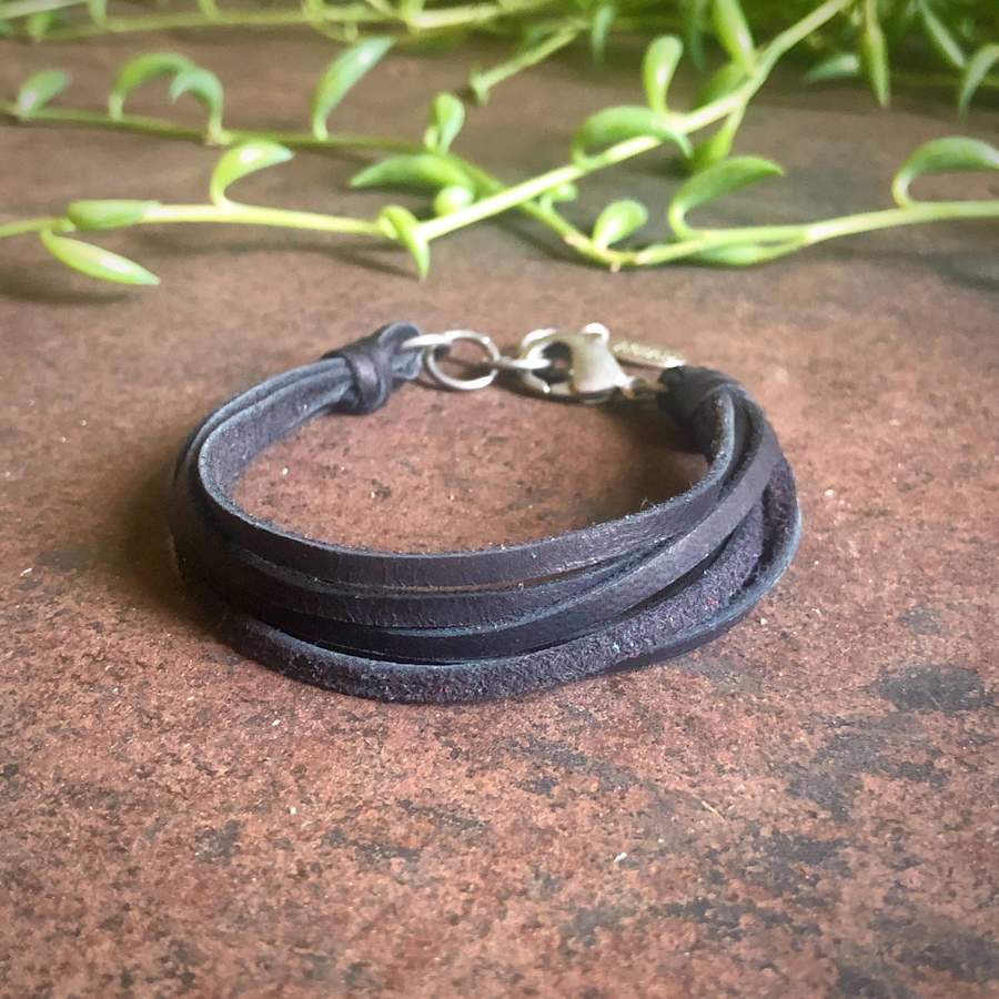 Seven Strand Leather Bracelet-ASTALI