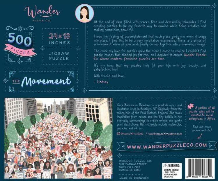 The Movement Jigsaw Puzzle-Wander Puzzle Co.