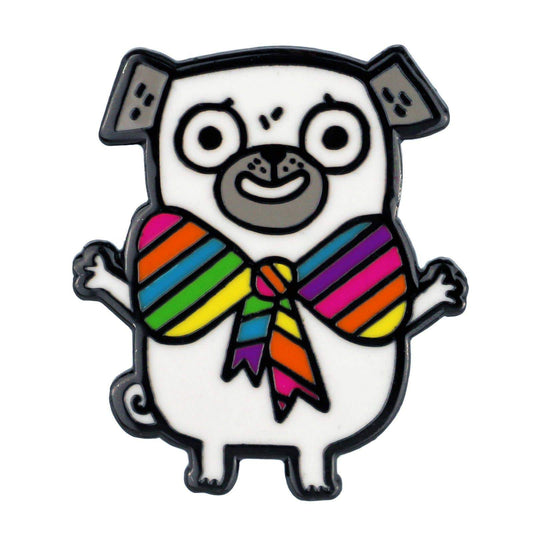 Pride Pug Pin-Badge Bomb