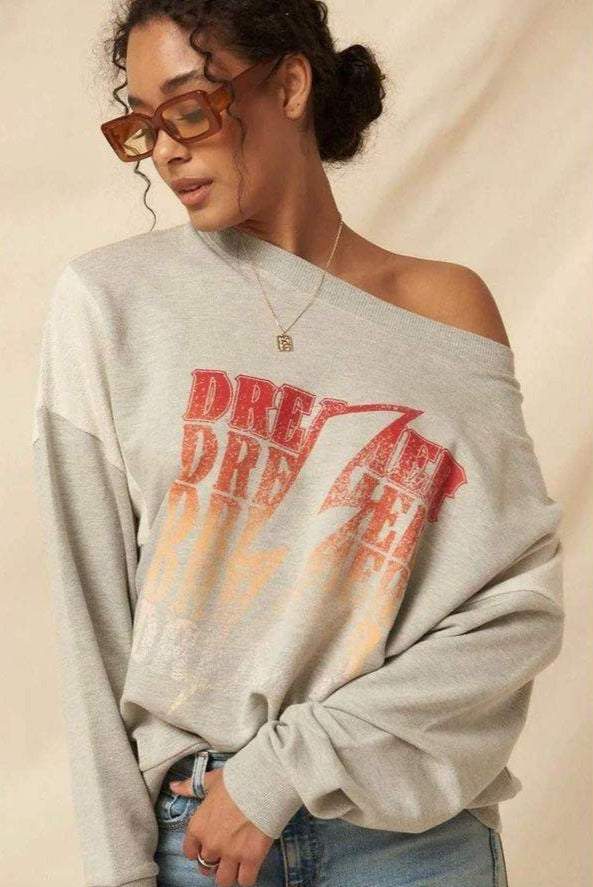 Vintage French Terry Graphic Sweatshirt-Vintage Canvas