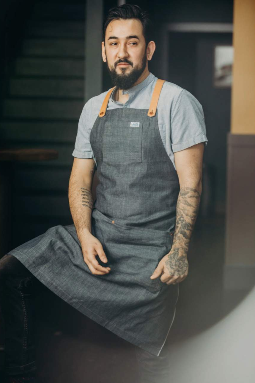 Chambray Stag Lee Apron-Stagger Lee Goods