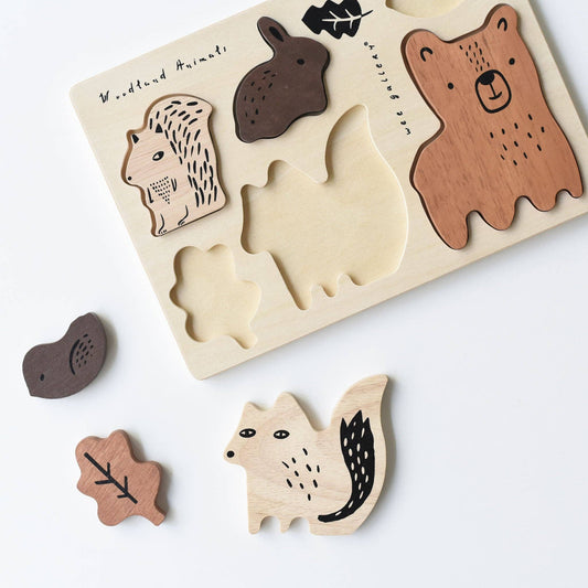 Woodland Animals Tray Puzzle-Wee Gallery-