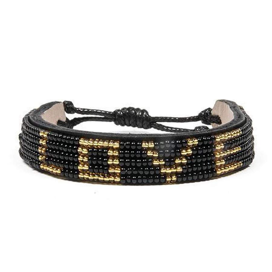 LOVE Bracelet in Black & Gold-Love Is Project