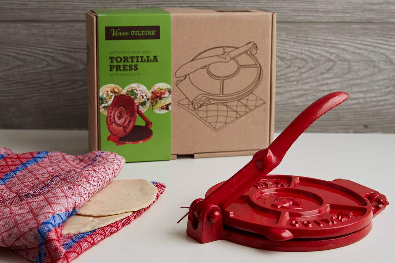 Cast Iron Tortilla Press Kit-Verve Culture-