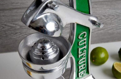 Artisan Citrus Juicer - Green-Verve Culture-cocktail,hand,Juicer,kitchen,press,steel